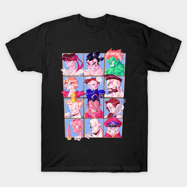 Street Fighter 2 Parody T-Shirt by MasterMaind Designs